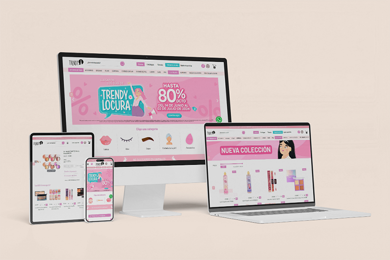 Trendy — Tienda virtual · Moda
